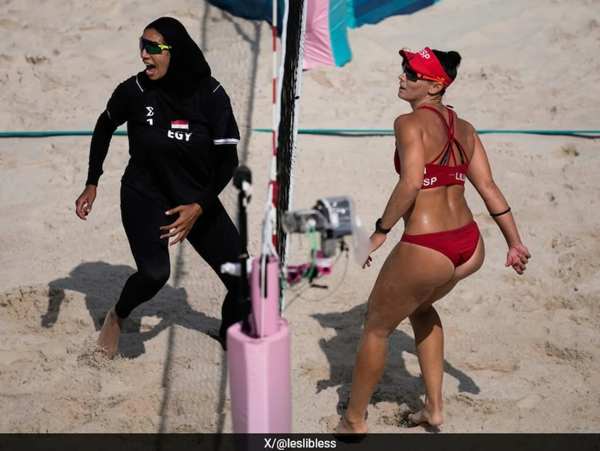 Egypt vs. Spain Beach Volleyball Attire Sparks Debate at Paris Olympics