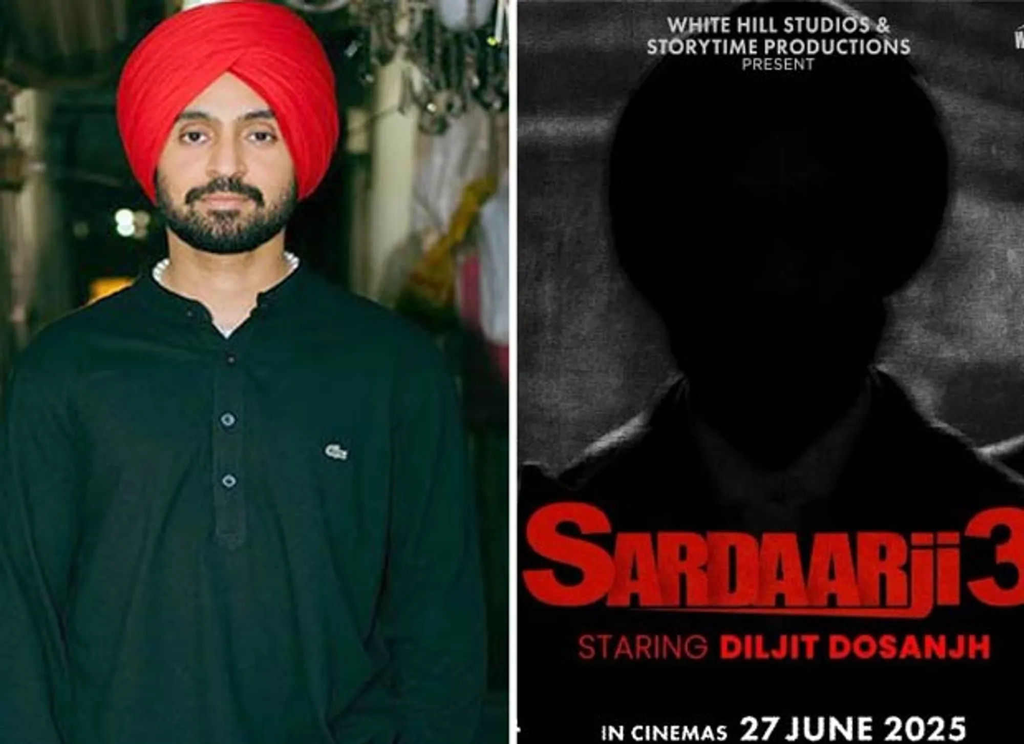 Diljit Dosanjh Unveils Sardaar Ji 3 Release Date for 2025