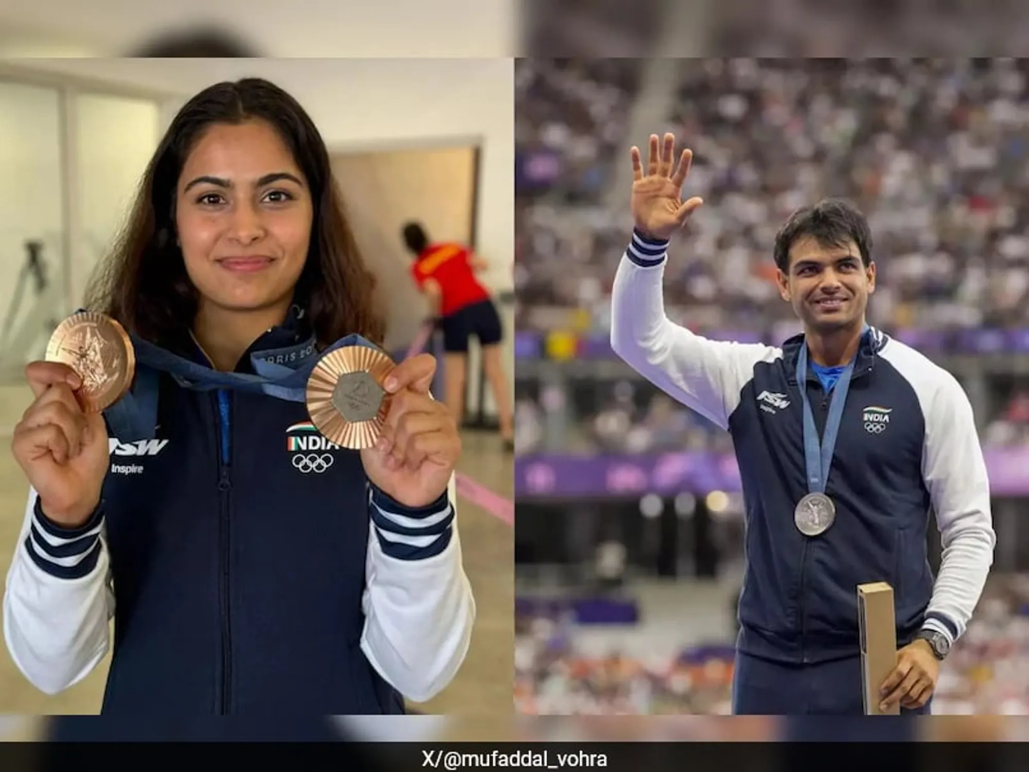 Neeraj Chopra and Manu Bhaker's Post-Olympics Interaction Sparks Marriage Speculations