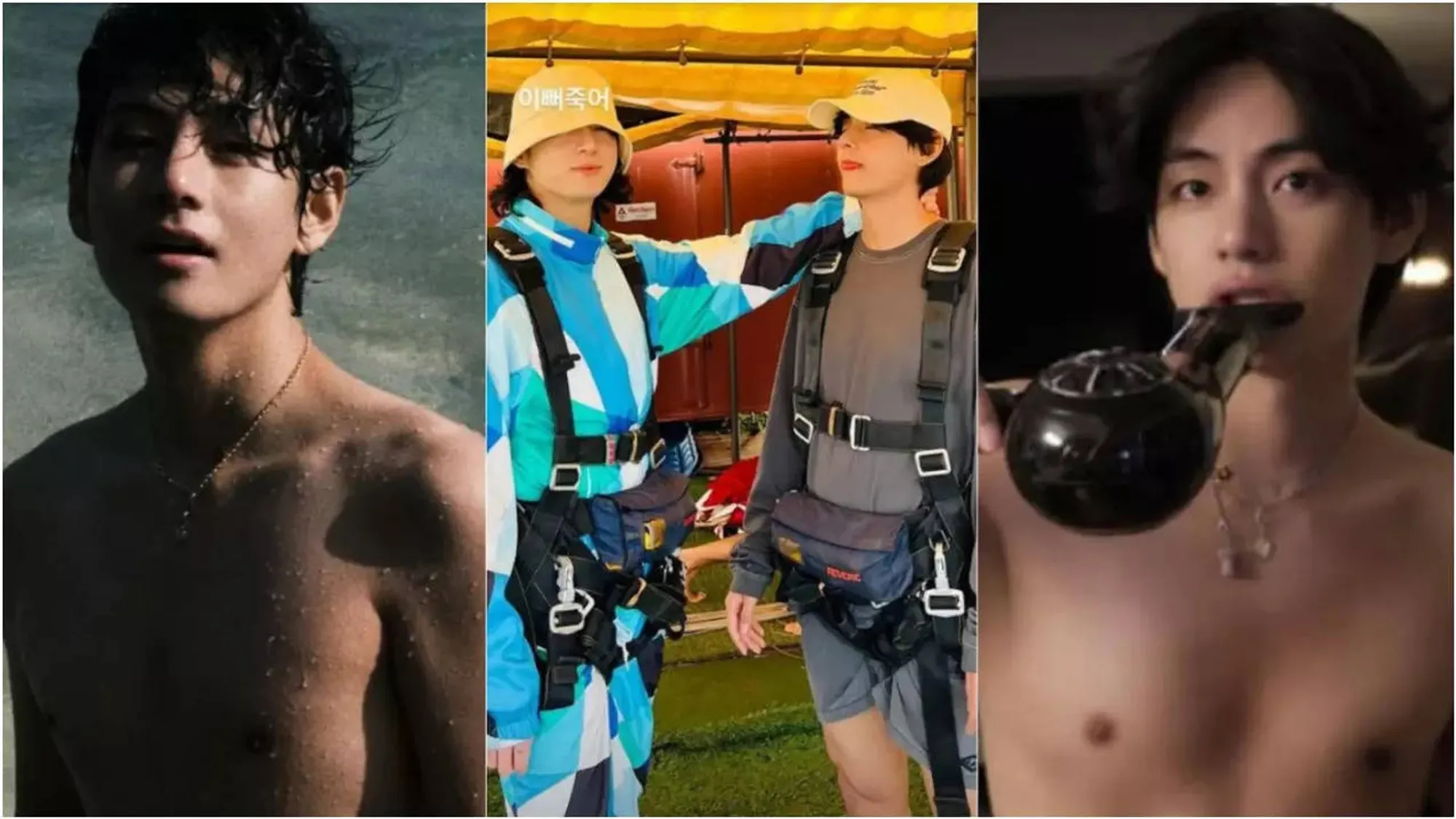 BTS's V's Shirtless Vacation Photos with Jungkook Ignite Fan Frenzy
