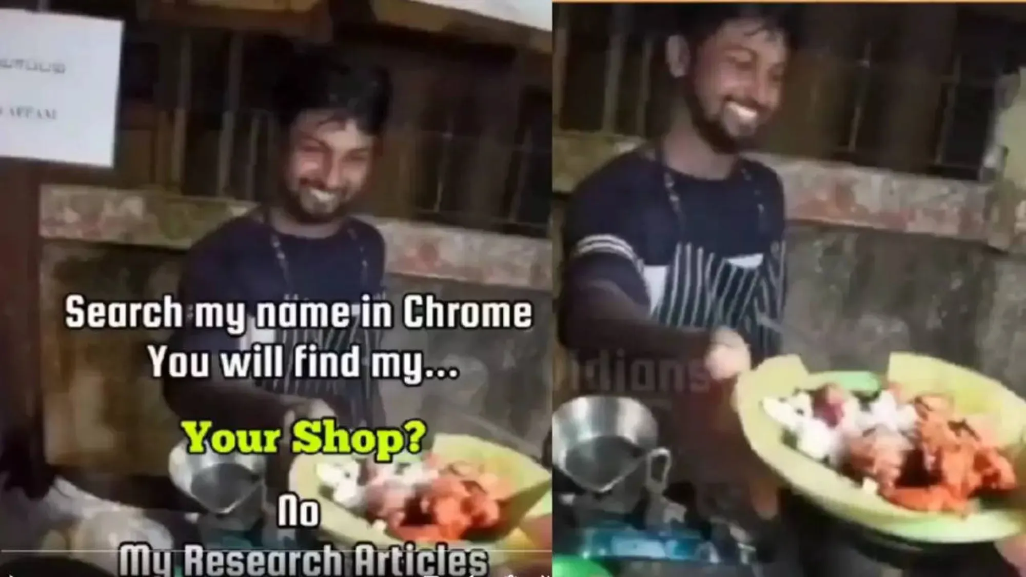 PhD Scholar's Street Food Cart Encounter Goes Viral