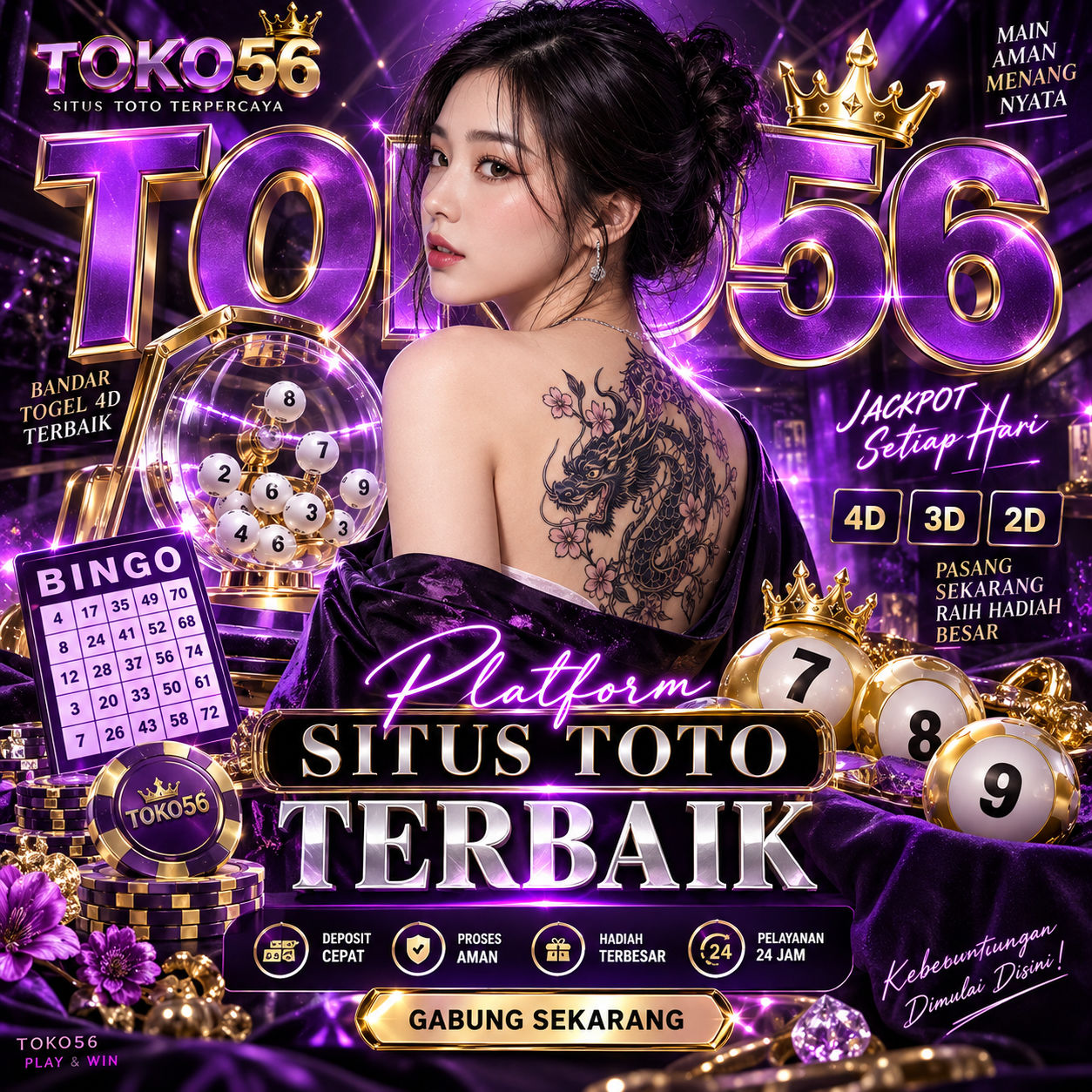 TOKO56: Platform Toto Macau Dengan Diskon Dan Jackpot Progresif Besar Terpercaya