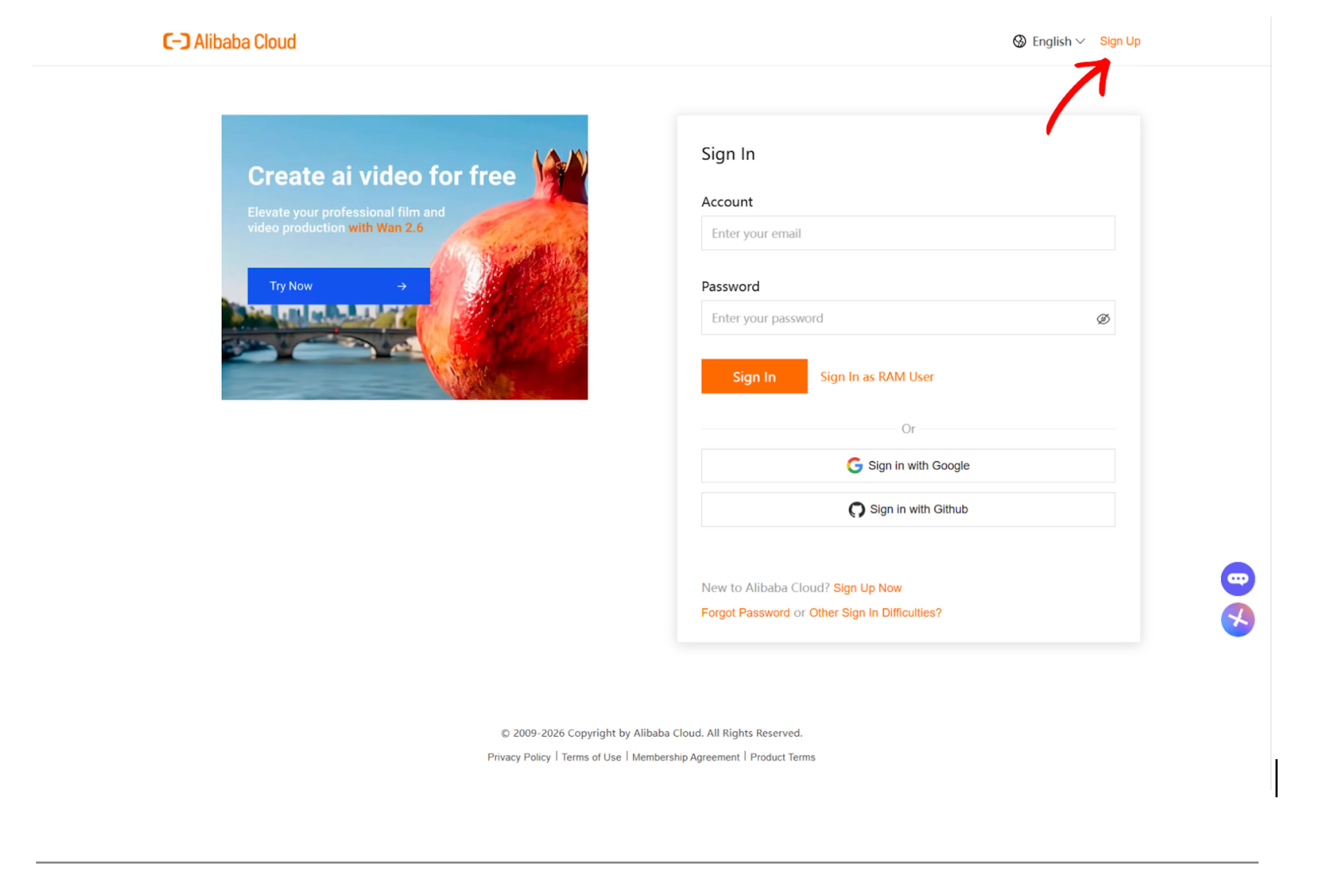 Panduan Mendaftar Akun Alibaba Cloud