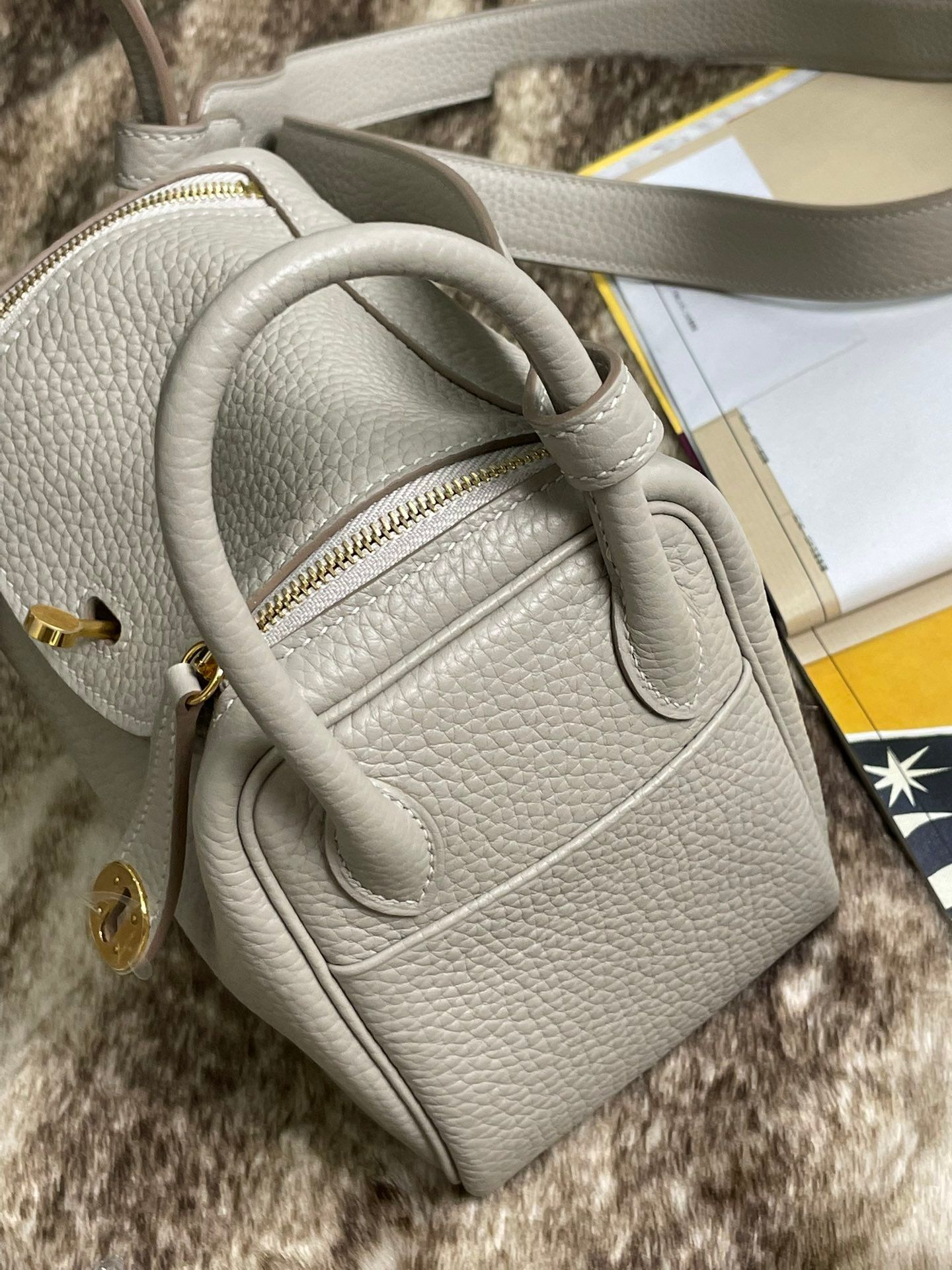 Hermès Hermès Lindy Blanc Clémence Gold thumbnail 2