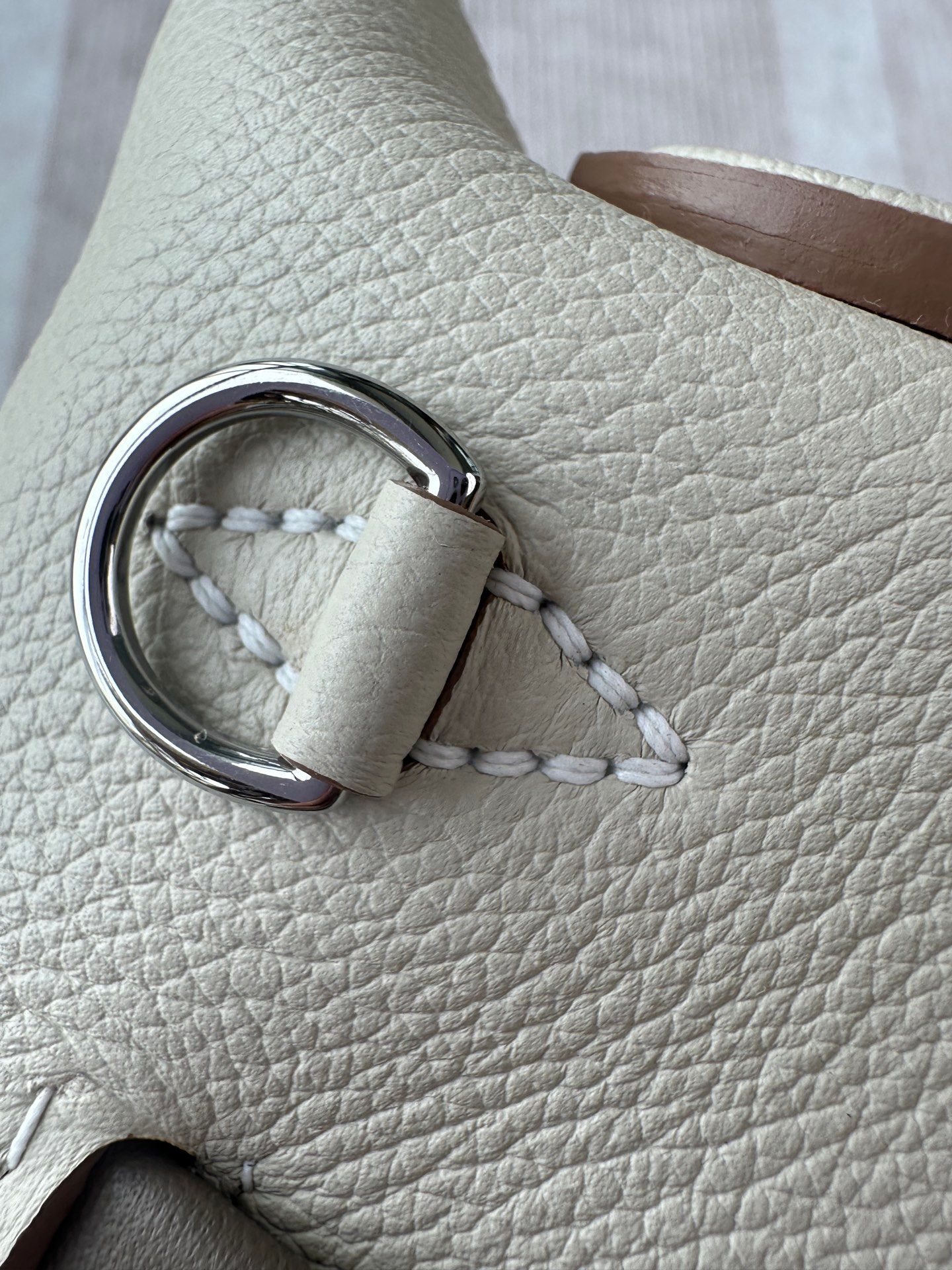 Hermès Hermès 2424 Crème Swift Evercolor Silver thumbnail 4