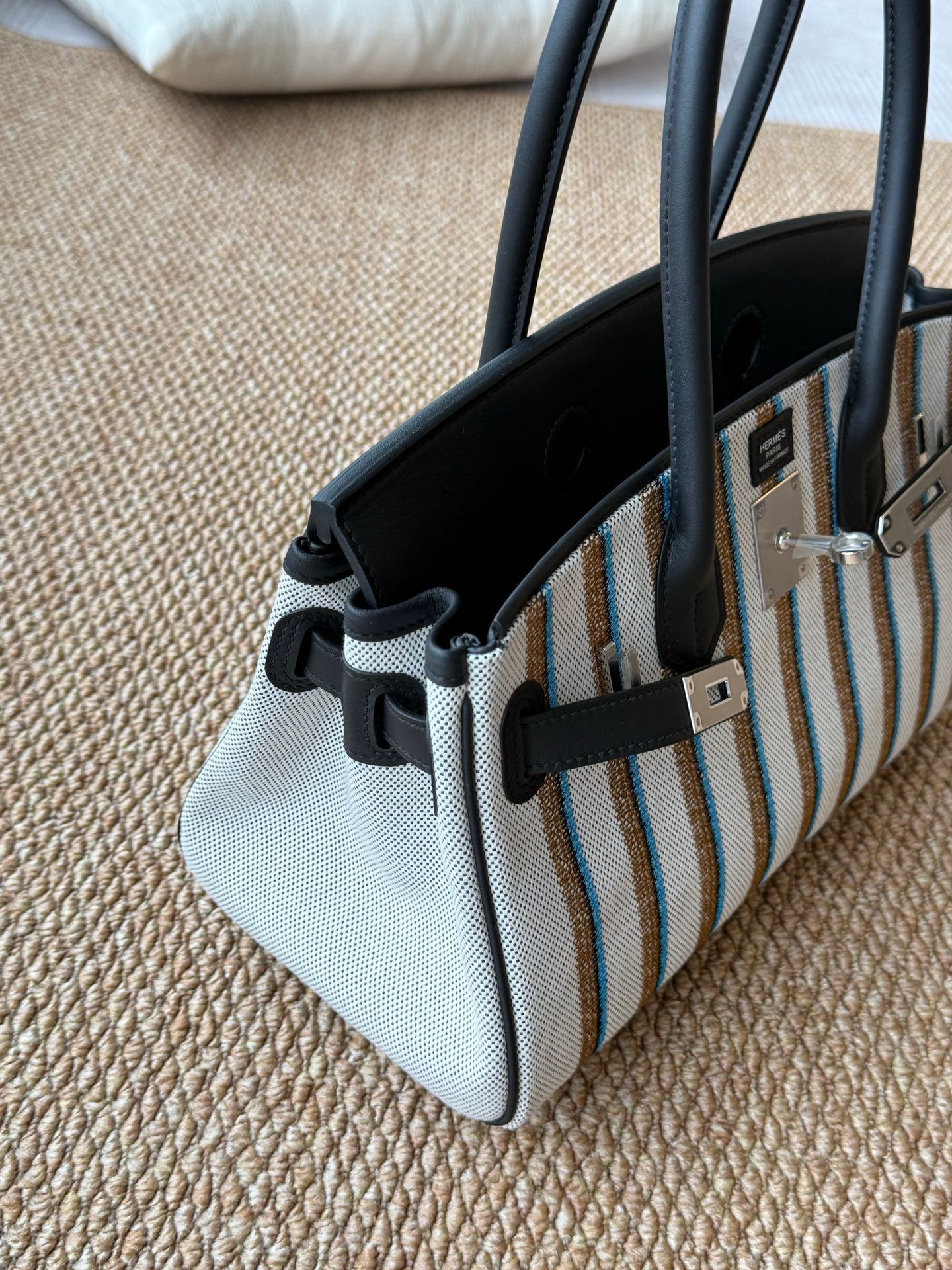 Hermès Hermès Birkin 29 Black Silver Gold thumbnail 3