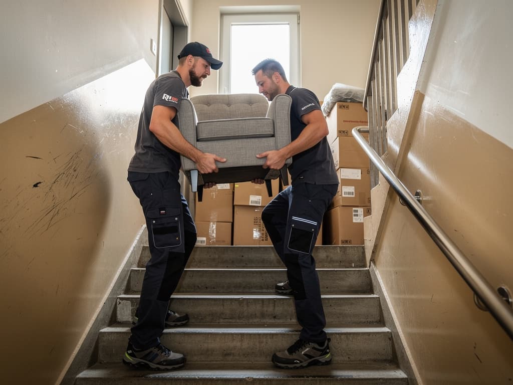 Déménageur professionnel à Sion - équipe, cartons, transport, manutention, mobilier, capitale du Valais