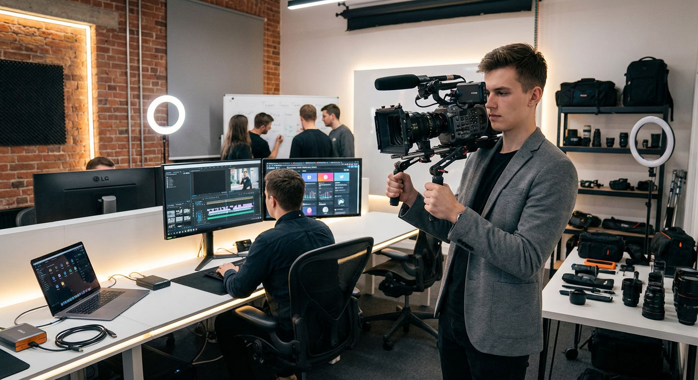 Social Media Video Agentur Zürich - Professioneller Videodreh im Studio