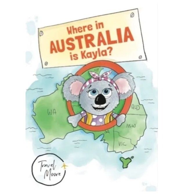 Kids Colouring Book for Travelling Australia