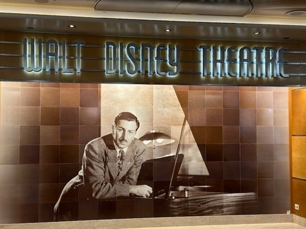 The Walt Disney Theatre, on board DIsney Wodner Cruise Ship. 