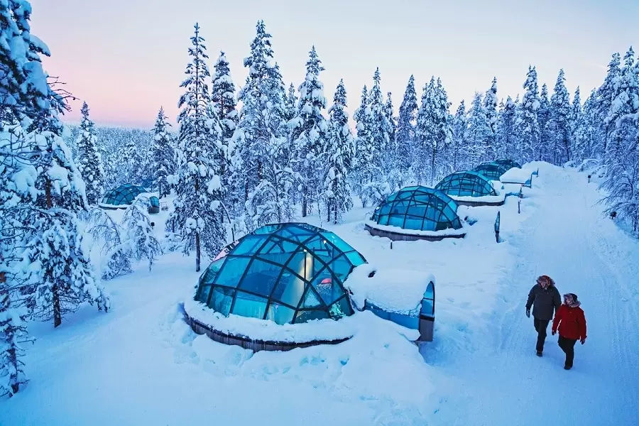 Glass Igloos at Kakslauttanen, Lapland, Finland. Unique accommodation, Travel Agent Finder