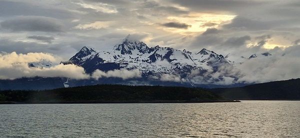 The spectacular view leaving Haines on our Alaska Cruise.