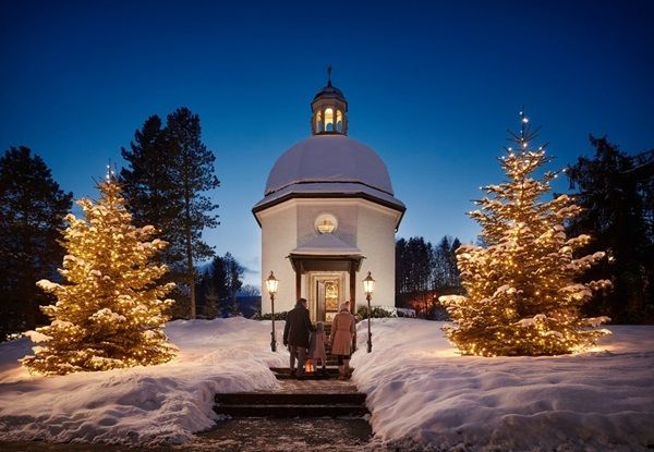 Oberndorf's Silent Night Chapel, near Salzburg, Austria.