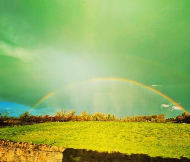 A full rainbow I saw on my Ireland holiday. 