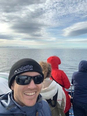 Chris Watson in Iceland with Collette Tours.