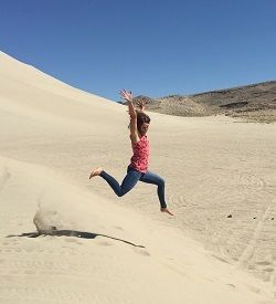 A little fun at Sand Mountain, on our road trip of the Loneliest Road in America. 