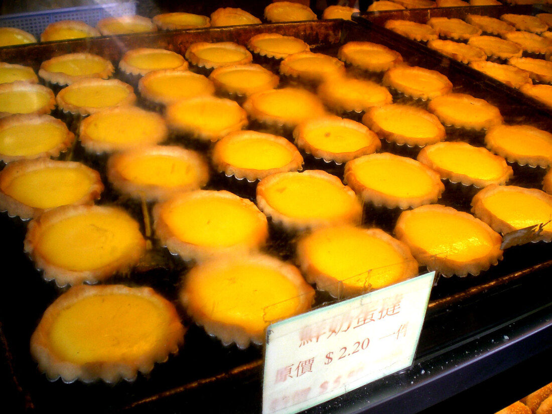 Hong Kong Breakfast Egg Tarts