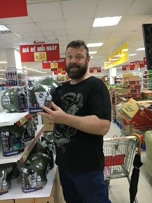 Supermarket fun in Ho Chi Minh City, Vietnam travels.