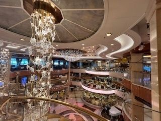 Royal Princess from Sydney, interior common areas.