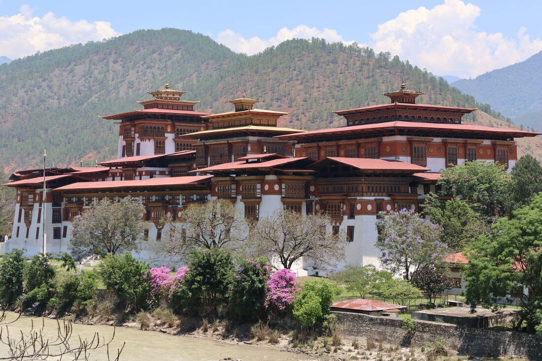 Punakha Dzong, Bhutan Travel Expert Kerstin Rheinlander's trip review.