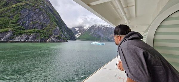 Balcony views of Tracey Arm Fjord  ...  and why a balcony is worth it on your Alaska Cruise!