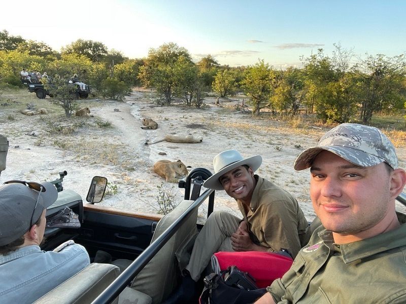 On Safari in South Africa, Dan Ribarovski, Lion Around