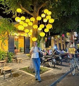 Exploring the lantern streets of Hoi An, Vietnam.