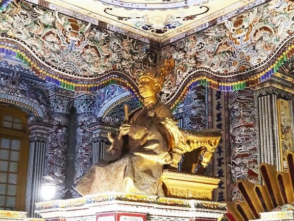 Mausoleum for the last Emperor located in Hue Vietnam.