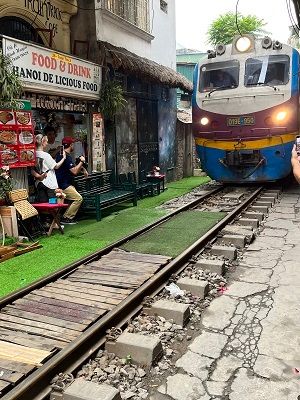 Hanoi, experience Train Street, Vietnam