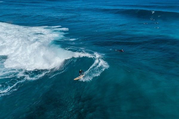 Surfer's Point surf break in Gracetown, Western Australia