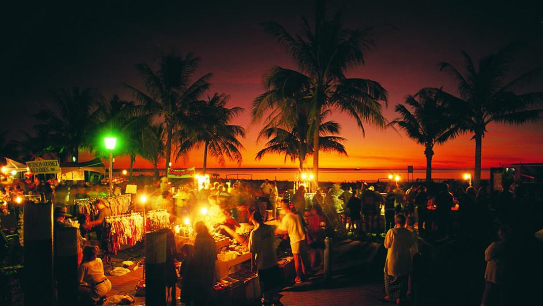 Mindil Beach Night Market, Darwin, Northern Territory, Australia.