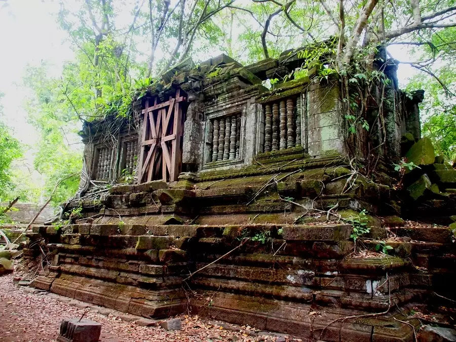 The ancient ruins of Beng Melea Cambodia