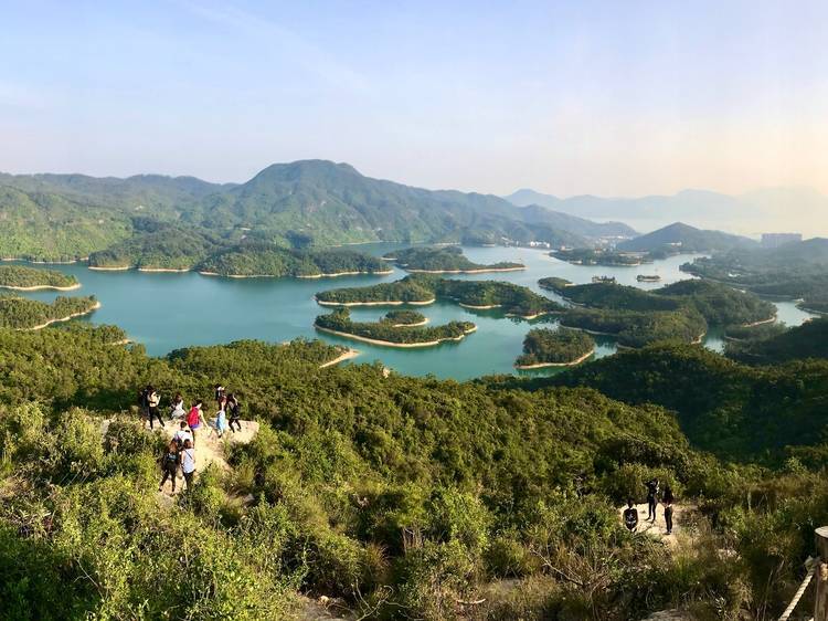 Thousand Island Lake in Tai Lam Chung National Park, Hong Kong