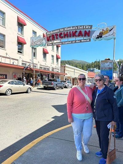 Alaska's first city, Ketchikan. A popular port on an Alaska Cruise