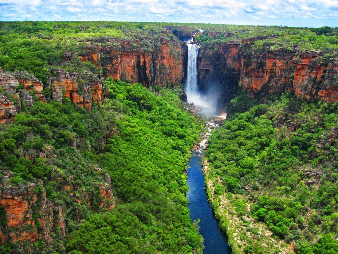 Jim Jim Falls in Northern Territory, Australia