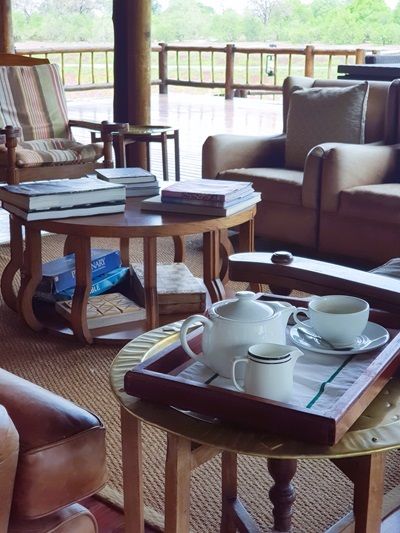 Afternoon Tea and board games at Kwai River Lodge, day in the life on an African Safari.