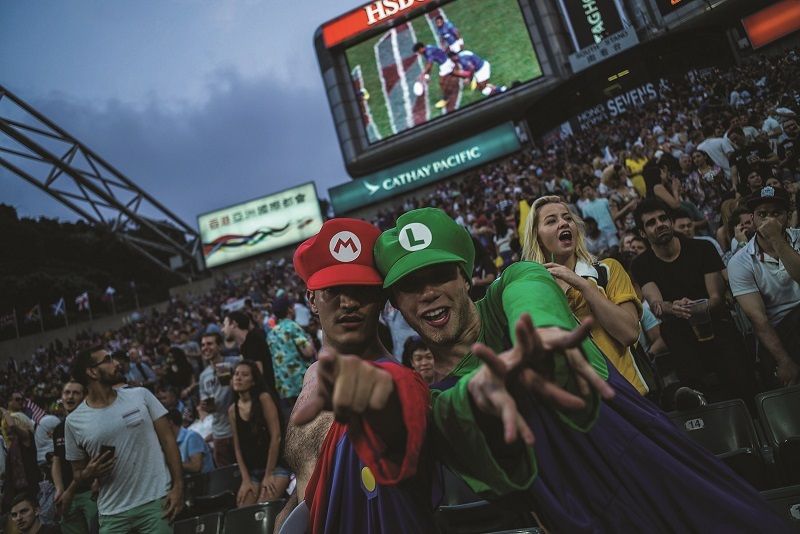 You can't beat the atmosphere at the Hong Kong Rugby Sevens