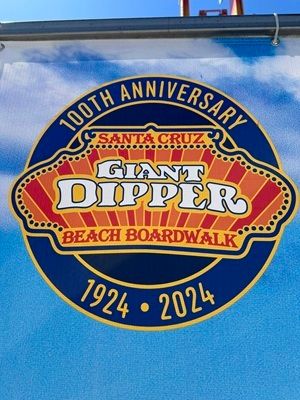 Santa Cruz Boardwalk, Giant Dipper, California Road Trip.