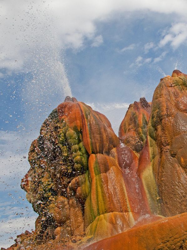 Fly Geyser, close to Gerlach, Nevada