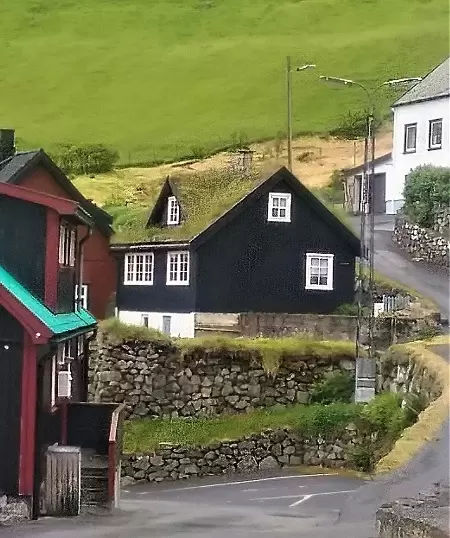 Torshavn, The Faroe Islands Travel, grass roof tops