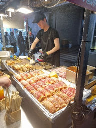 Myeondong Night Market Street Food, Seoul Sightseeing.