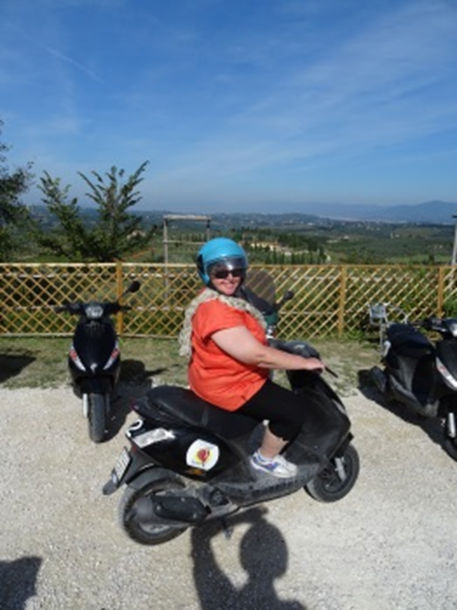 Exploring Tuscany on a Vespa