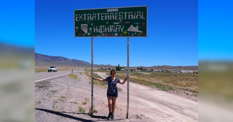 Road trip on the Extraterrestrial Highway and Area 51