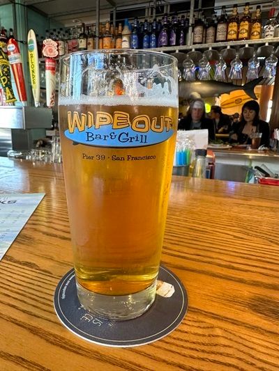 Enjoy a local beer at Pier 39, San Francisco. 