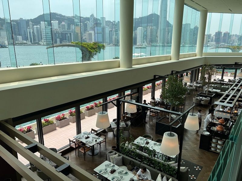 The Regent Hong Kong Hotel lunch buffet, with amazing views of Hong Kong Island and Victoria Harbour, Hong Kong Holiday Ideas