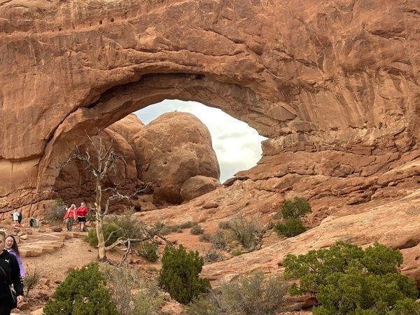 Exploring the red rocks of Moab.