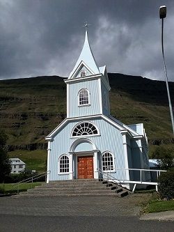 Seydisfjordur blue church, Iceland Travel Guide