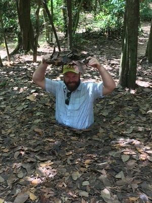 Fun in the Cu Chi Tunnels - Ho Chi Minh, Vietnam travels.