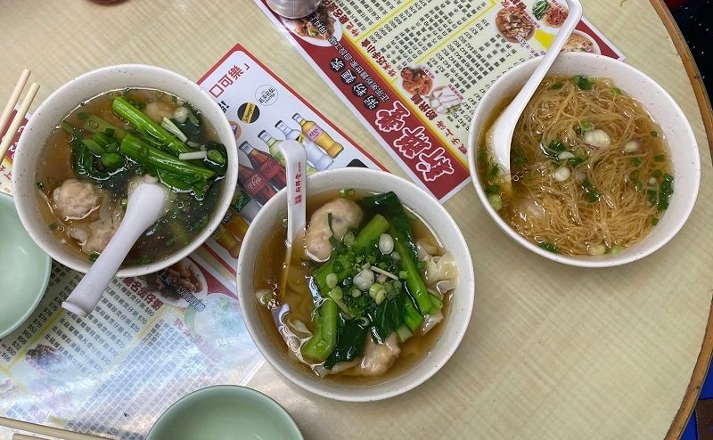 Wonton Noodle at a local noodle shop in the Sham Shui Po District, Hong Kong Holiday Ideas