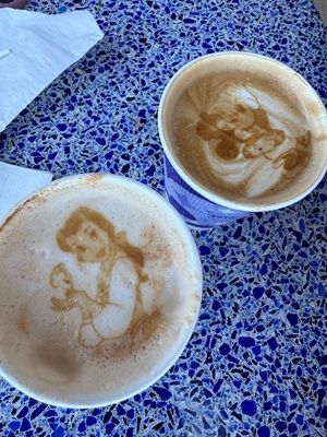 Coffee with Disney designs on Disney Wonder Cruise